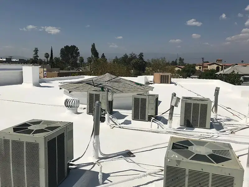Reflective Polyurethane Foam Roof Coating Apple Valley