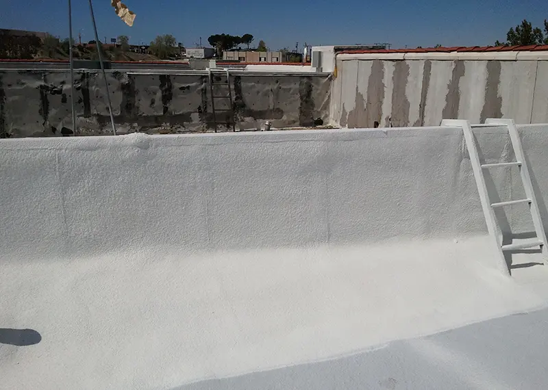 Spray Polyurethane Foam Roofing System for Commercial Building